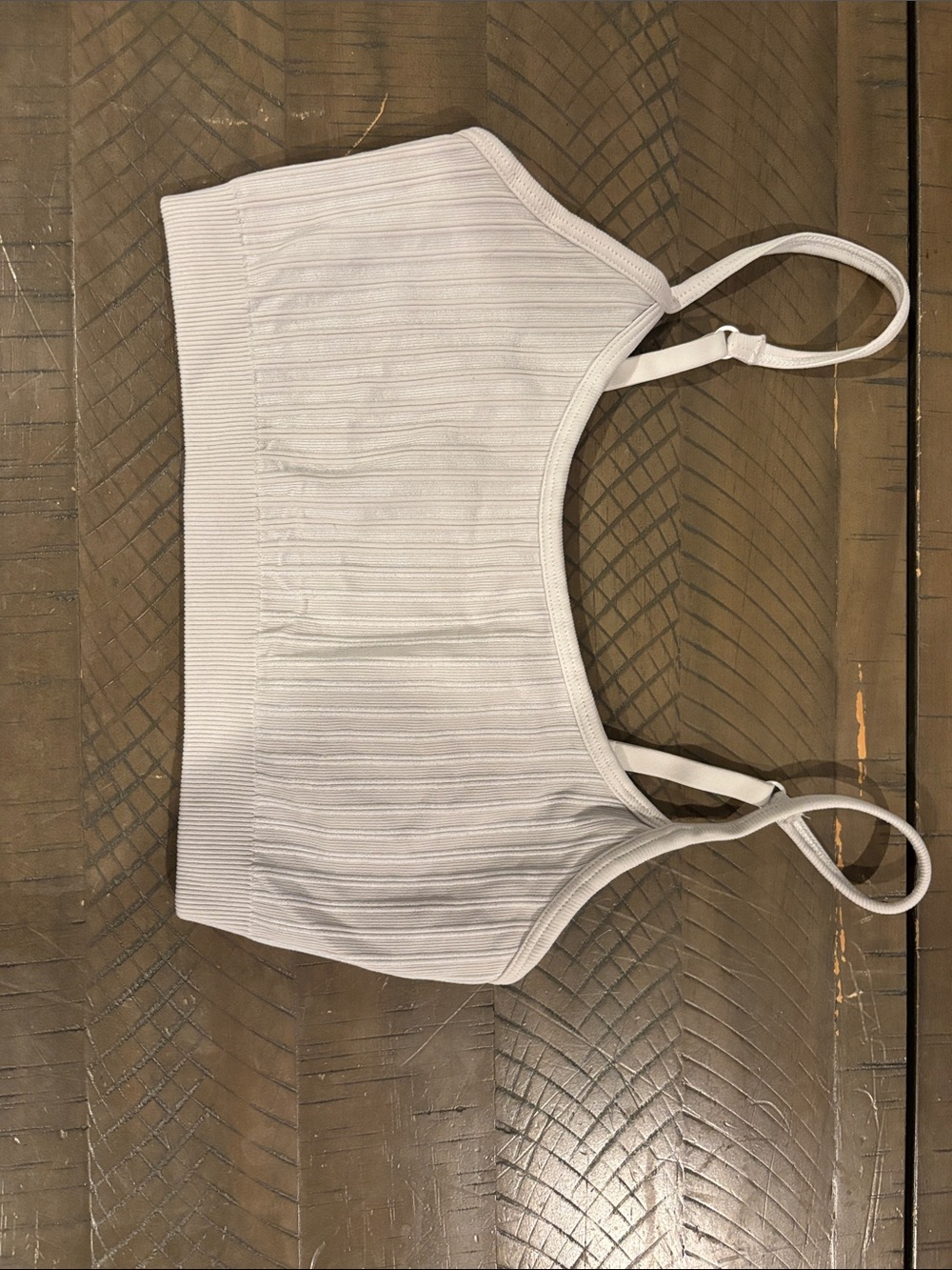M aerie ribbed bra with liner